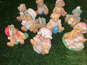 CHERISHED TEDDIES Large Figurines by Enesco Amazing Lot of 9/ No Boxes - Picture 1 of 16