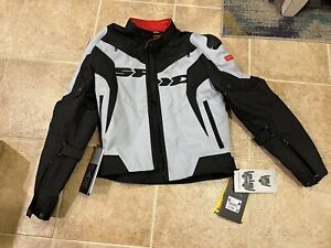 Spidi Sport Warrior Tex Motorcycle Jacket Small Grey/Black