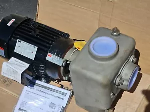 Dayton 12N815 Self Priming Centrifugal Pump, 7.5 Hp, 208-230/460V Ac, 3(S1Z0) - Picture 1 of 6