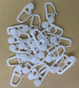 50 rollos de cortina anillos de rollo de cortina deslizador de cortina gancho de cortina - Imagen 1 de 1