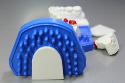 AZANDENT 10x Model dental base / bases for dental models +1 rubber frame