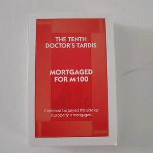 Tarjetas de escritura de título de Dr Who Monopoly edición 50 aniversario - Imagen 1 de 2