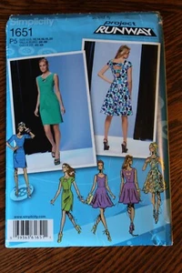 Simplicity Project Runway 1651 Ladies 12 -20 Dress Pattern UNCUT - Picture 1 of 3