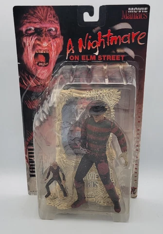MOVIE MANIACS A Nightmare On Elm Street FREDDY KRUEGER 7" McFarlane 1998 VTG Cover