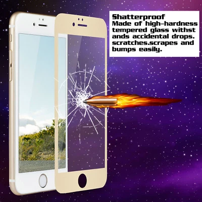3D Curved Full Cover Tempered Glass Screen Protector for Apple iPhone 7 6 Plus - Image 1 of 4