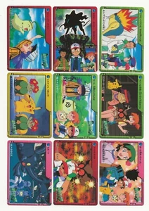 9 Pocket Monsters Anime Collection Lot Carddass 2000 Japan pikachu ash misty x9 - Bild 1 von 2