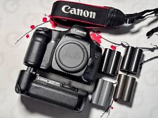 Canon EOS 5D Old Full Frame DSLR + 4 Batteries, Battery Grip - Perfectly Working