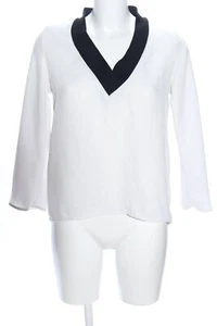 ZARA BASIC Blusa trasparente Donna Taglia IT 40 grigio chiaro-nero - Foto 1 di 5