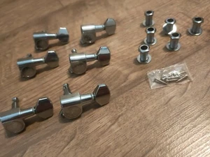 Wilkinson WJ-07 Tuners Machine heads for Strat or Tele Type Guitars - Chrome - Picture 1 of 4