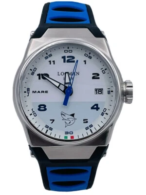 Reloj Locman Mare 557WBL/398 44mm Wr100m Titanio/Caucho Gran Descuento Nuevo - Imagen 1 de 4
