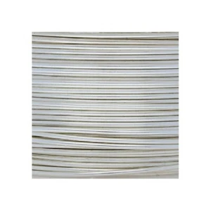 Filo argento 24 calibro 10yd 43455 tondo gioielli o artigianato filo rame perline - Foto 1 di 3