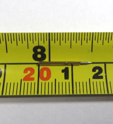 20p Φ0.040" OAL 0.652" pogo spring test pin spear tip  - Image 1 of 2