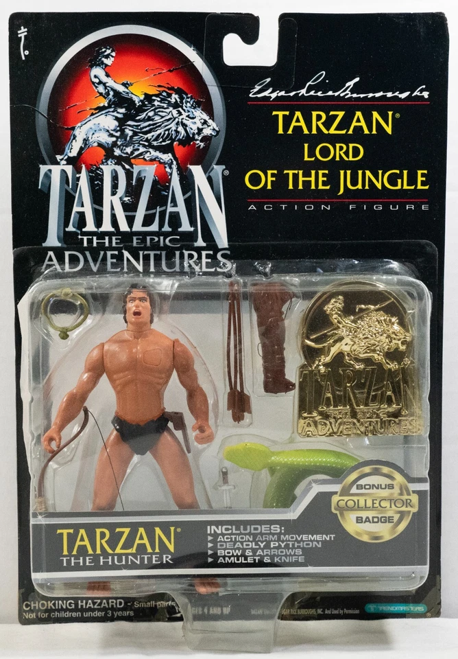 Tarzan The Hunter Figure Lord of Jungle Trendmasters MOC 1995