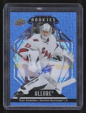2022-23 Upper Deck Allure Pyotr Kochetkov #108 Rookie Blue Line Auto /35 