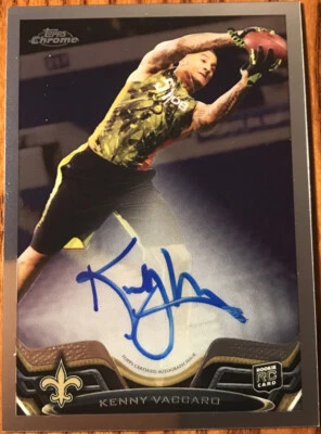 2013 Topps Chrome Rookie Autographs Kenny Vaccaro #86 #’d 285/600 - Image 1 of 2