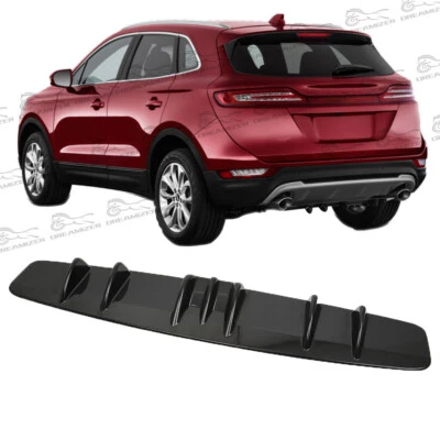 Glossing Black Lower Rear Diffuser Bumper Lip Splitter For Lincoln MKZ MKS Sedan - Image 1 of 4