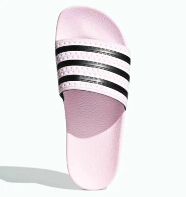 NUEVAS SANDALIAS MUJER ADIDAS ADILETTE TRÉBOL TOBOGANES ~ TALLA US 8 #CG6148 ROSA Foto 1 de 4