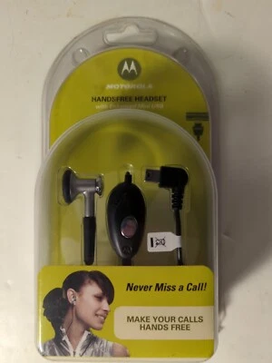 Motorola Emu Mono 2.5mm Hands-Free Headset 89038j Black - Image 1 of 4