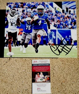 CALVIN AUSTIN III Steelers SIGNED 8x10 Photo JSA COA Memphis Tigers - Picture 1 of 1