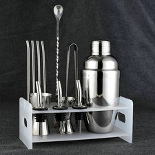 Set shaker cocktail Fsshion acciaio inox set kit 5 pezzi