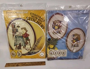 2 kits de bordado vintage años 70 Paragon Hummel LIBRO TRADICIÓN Y PARAGUAS NIÑOS  - Imagen 1 de 8