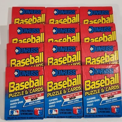 Paquete de paquetes de cera de béisbol Donruss 1989 (12) lote sellado de fábrica sin abrir Griffey  Foto 1 de 4