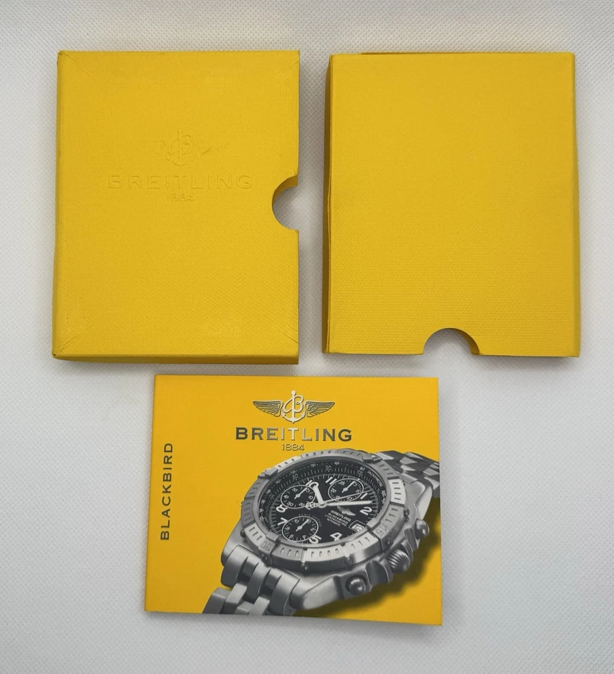 RELOJ BREITLING BLACKBIRD MANUAL DE INSTRUCCIONES LIBRO GUÍA FOLLETO, EXCELENTE Foto 1 de 4