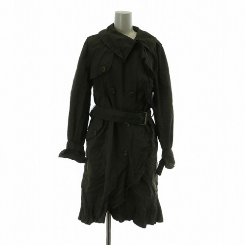 TRENCH COAT VALENTINO ROSSO CAPOSPALLA PRIMAVERILE CON CINTURA 44L KAKI XZ Usato12bc