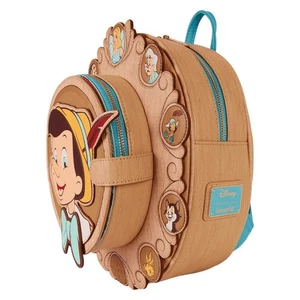 Loungefly Disney Pinocchio Cameo Mini Backpack – Faux Leather, Official BNWT - Picture 1 of 6