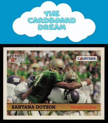 Santana Dotson 1992 Courtside Draft Pix #104 Baylor Bears - Image 1 of 2