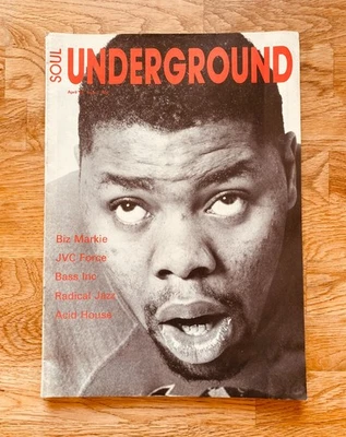 SOUL UNDERGROUND MAGAZINE - **RARE** 1988 - APRIL- issue 7 - BIZ MARKIE - Image 1 of 4