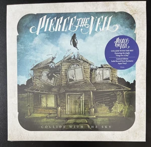 PIERCE THE VEIL COLLIDE WITH THE SKY AQUA VINYL LP LIMITED NEW SEALED MINT - Picture 1 of 2