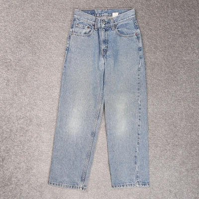 Pantalones de mezclilla de colección Levi's 550 calce relajado pierna recta juvenil talla 11 lavado claro Foto 1 de 4