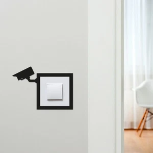 Light Switch Surround Surveillance Camera CCTV Decorative Switch Cover Frame - Picture 1 of 9
