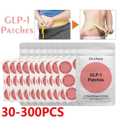 OCEAURA GLP-1 Patches Body Slimming Patches Natural Weight Management Patches,30 Count