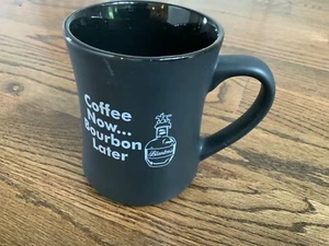 Black Blantons Bourbon whiskey stoneware Coffee lover beer later Cup Mug Mancave - Picture 1 of 11