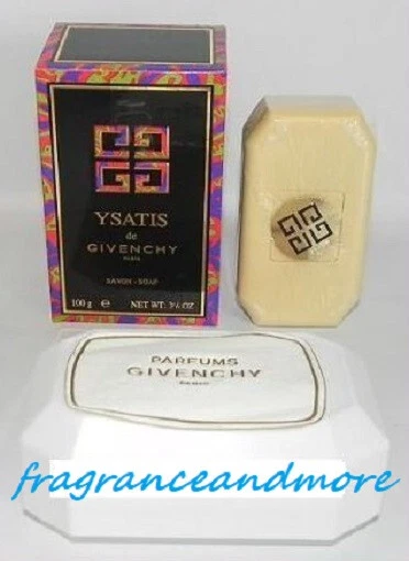 YSATIS DE GIVENCHY PERFUMED SAVON / SOAP FOR WOMEN 3.5 OZ / 100 g WITH DISH NIB - Image 1 of 1