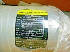 Baldor 102728436 - M34-3108X269MC3 - .75HP, ph3, pennino - Foto 1 di 4