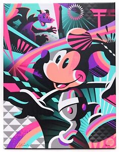 2020 Disney Parks Totally Mickey Canvas Artwork By Jeff Granito