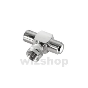 Adattatore Connettore Sdoppiatore SAT F maschio a 2X SAT F femmina satellite - Foto 1 di 1
