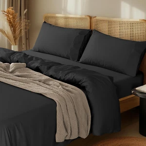 1000 Thread Count 100% Egyptian Cotton Sheets Set,Full Size Bed Sheet 4 Piece Se - Picture 1 of 12