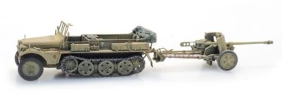HO Artitec Minitanks 15th Panzer Half Track PAK38 A1615.6870490 pintado a mano Foto 1 de 3