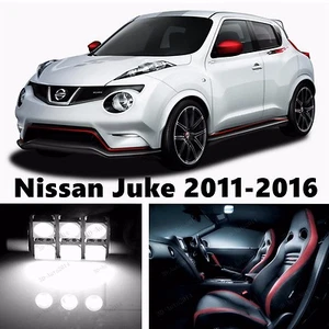 8pcs LED Xenon White Light Interior Package Kit for Nissan Juke 2011-2016 - Picture 1 of 12