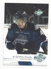 2012-13 Seattle Thunderbirds (WHL) Griffin Foulk (Rapid City Rush)