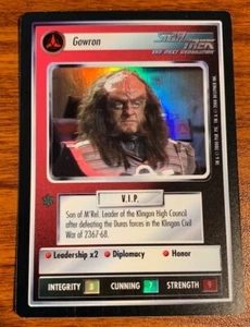 2000 Decipher Star Trek Reflections Gowron Used Free Shipping - Picture 1 of 2