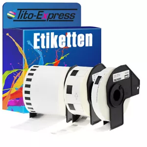 Etiketten für Brother P-Touch QL 1050 1060 500 550 570 650 700 710 720 N BW A NW - Bild 1 von 19