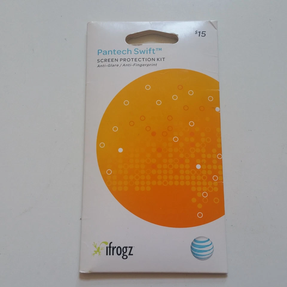 AT&T Anti-Glare Anti Fingerprint Screen Protector - 2 Pack for Pantech Swift  - Image 1 of 4