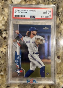 2020 Topps Chrom Bo Bichette Rookie Karte #150 PSA 10 Edelsteine neuwertig - Bild 1 von 1