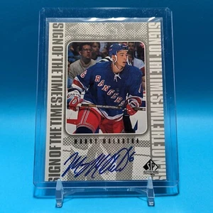 Manny Malhotra - 1998-99 SP Authentic Sign of the Times Autograph #MM - NYR - Picture 1 of 2