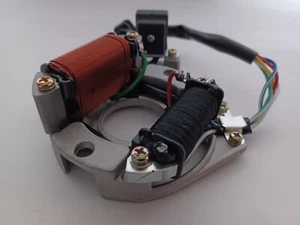 2-Pole Stator Coil (32mm ID,4-Pin Lg Plug, 1-Loose Wire) Fit 50cc-110cc ATV  - Picture 1 of 14